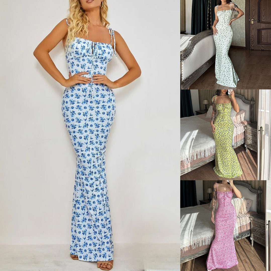 Aspasia - Floral maxi  dress