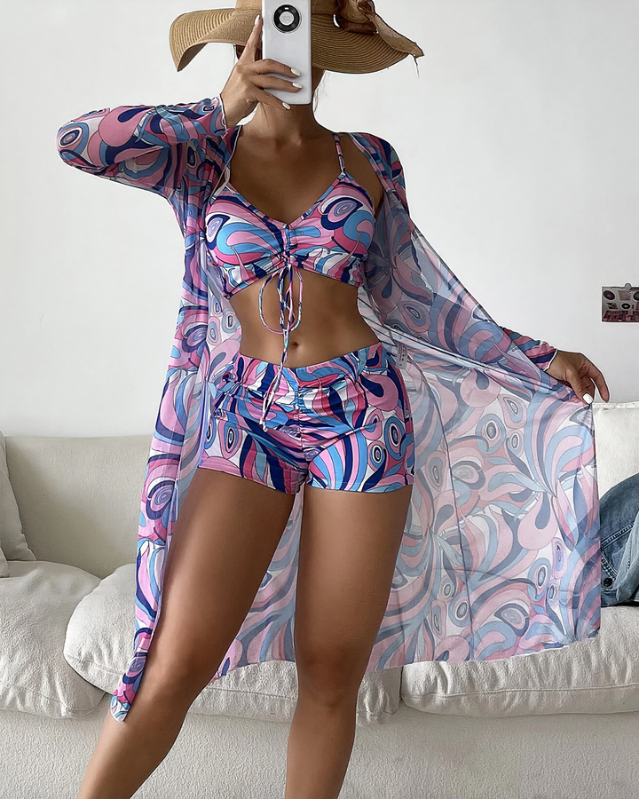 AMALFI™ | 3-PIECE HIGH-WAIST BIKINI  SET